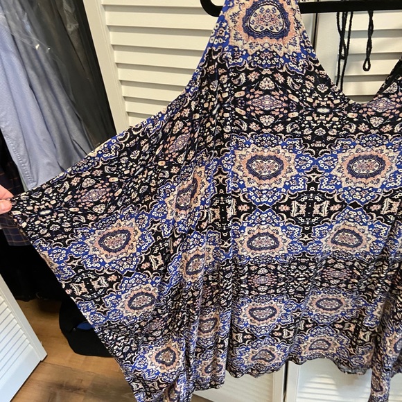 ASTR Floral Cold Shoulder Mini Dress - Picture 2 of 5